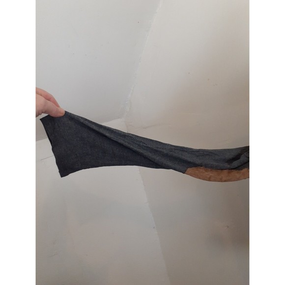 NEW Altar'd State Cardigan Women M Gray Elbow Patches Lightweight Open Academia - Picture 4 of 9